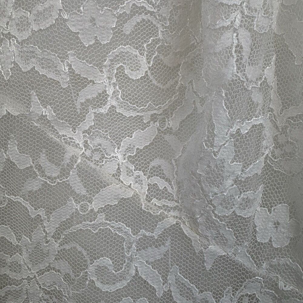 American Vintage Made in Hollywood CA 100% Nylon Lace‎ Slip Dress Size Small - Picture 7 of 9